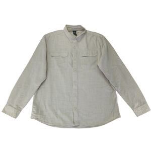 Mountain Hardwear Long Sleeve Button-down Shirt Men's‎ XL 100% Cotton Checkered
